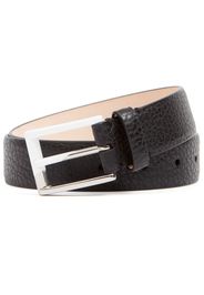 Maison Margiela grained-texture leather belt - Black