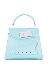 Maison Margiela Snatched leather shoulder bag - Blue