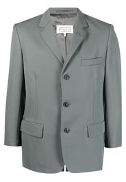 Maison Margiela button-up virgin wool blazer - Grey