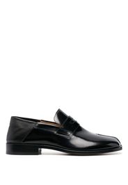 Maison Margiela low-heel Tabi calf-leather loafers - Black