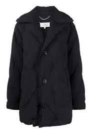 Maison Margiela spread-collar padded puffer jacket - Black