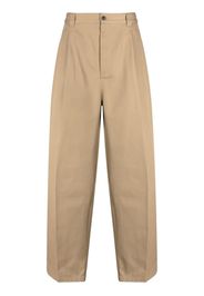 Maison Margiela x Pendleton yoke-checked trousers - Brown