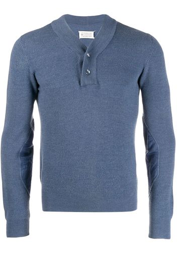 Maison Martin Margiela Pre-Owned ribbed pullover - Blue