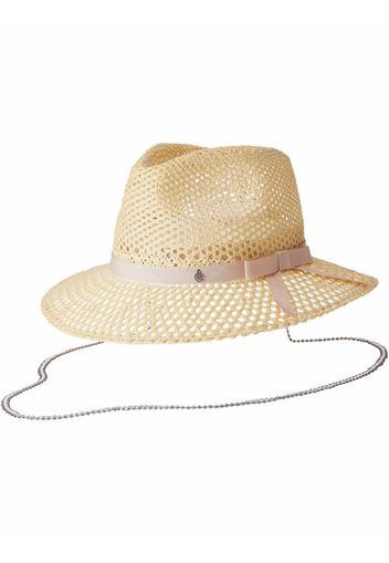 Maison Michel Rico strap fedora - Neutrals