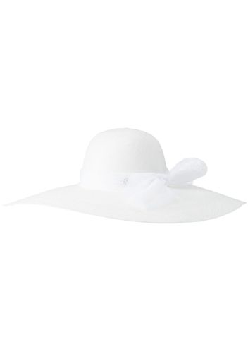 Maison Michel Blanche straw sun hat - White