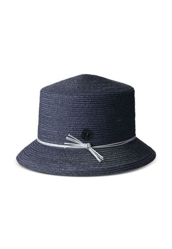 Maison Michel Arsene woven bucket hat - Blue