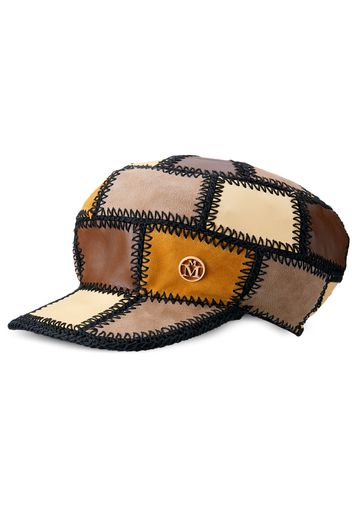 Maison Michel Kirs patchwork cap - Brown