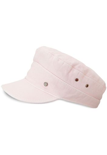 Maison Michel Romy eyelet-detail cotton cap - Pink