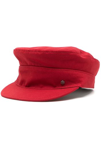 Maison Michel flat-peak cotton beret - Red