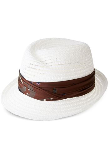 Maison Michel Virgine Up scarf hat - White