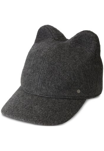 Maison Michel Jamie logo-charm cap - Grey