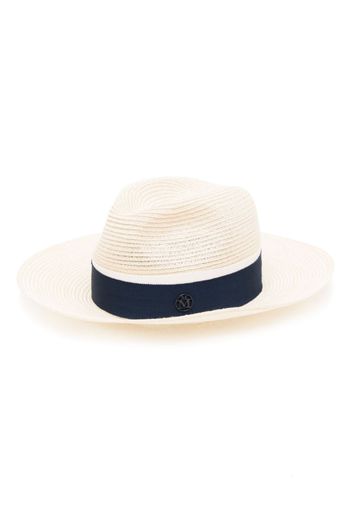 Maison Michel Henrietta straw fedora hat - Neutrals