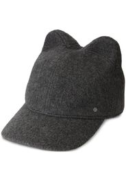 Maison Michel Jamie logo-charm cap - Grey