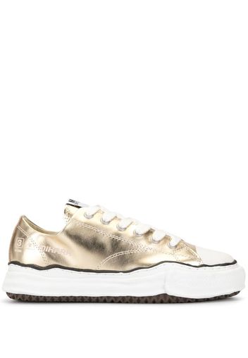 Maison Mihara Yasuhiro metallic style sneakers - Gold