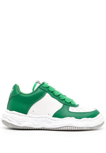 Maison Mihara Yasuhiro low-top panelled sneakers - Green