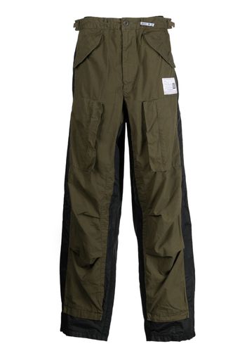 Maison Mihara Yasuhiro deconstructed cargo trousers - Brown