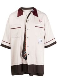 Maison Mihara Yasuhiro short-sleeve bowling shirt - Neutrals