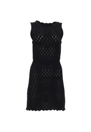 Maje crochet mini dress - Black