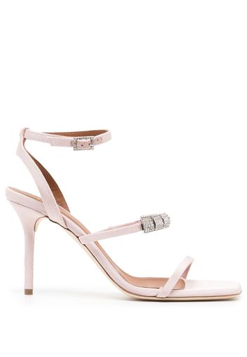 Malone Souliers crystal-embellished 70mm sandals - Pink