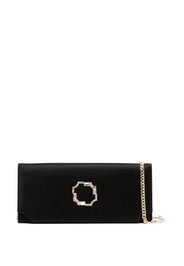 Malone Souliers Vivien satin clutch bag - Black