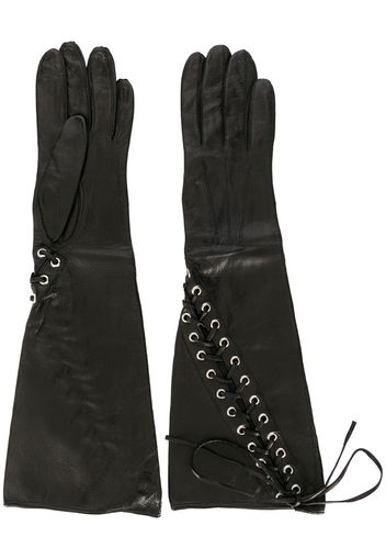 lace-up gloves