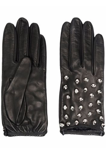 Manokhi studded leather gloves - Black