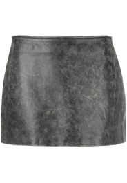 Manokhi rear-zipped mini skirt - Black