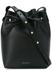 Mansur Gavriel Mini Bucket Bag - Black/Flamma