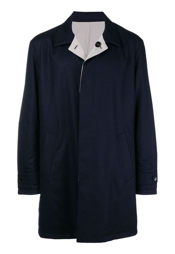 Manzoni 24 boxy single-breasted coat - Blue