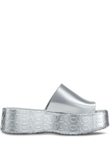 Marc Jacobs x Melissa Becky flatform slides - Silver