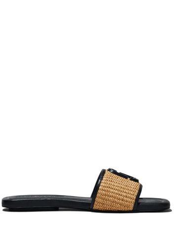 Marc Jacobs raffia-strap flat sandals - Neutrals