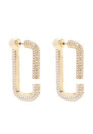 Marc Jacobs crystal-embellished hoop earrings - Gold
