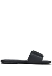 Marc Jacobs The J Marc leather slides - Black