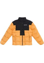 Marcelo Burlon County of Milan Cross puffer jacket - Yellow