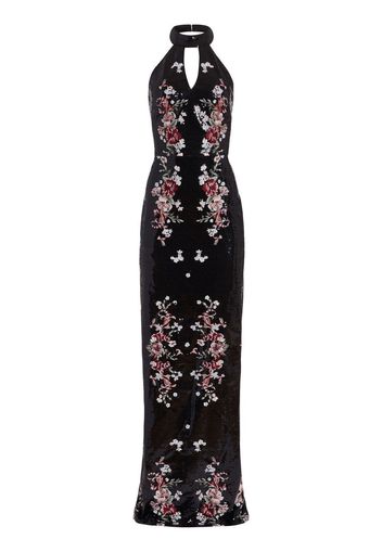 Marchesa Notte sequin-embellished gown - Black