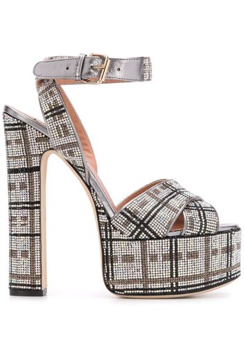 rhinestone platform sandals