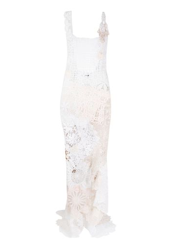 Marco Rambaldi crochet long dress - White