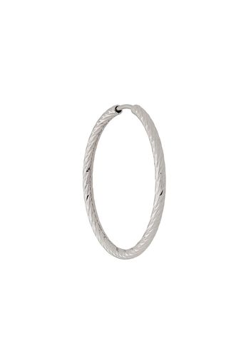 Maria Black 14kt white gold 25mm Alba hoop earring - Silver