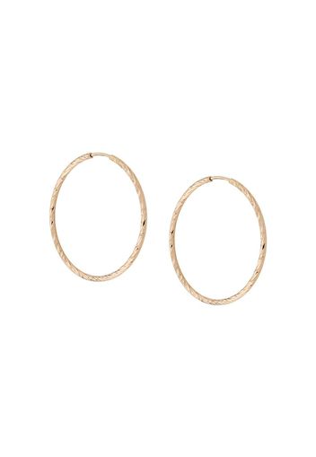 Maria Black 14kt yellow gold Liv 25 hoop earrings