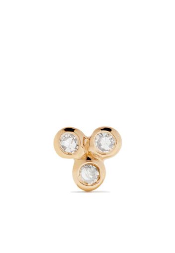 14kt yellow gold Triad diamond stud