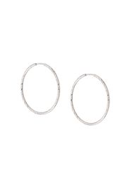 Maria Black 14kt white gold Liv 35 hoop earrings - Silver