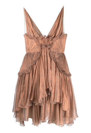 Maria Lucia Hohan Iana ruffled minidress - Orange