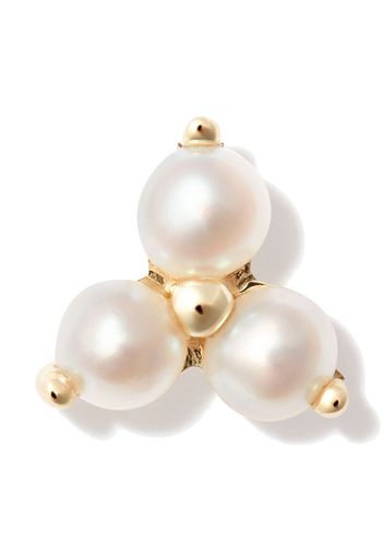 MARIA TASH Trinity pearl-detail earring - Gold