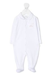 scallop-trimmed cotton pajama