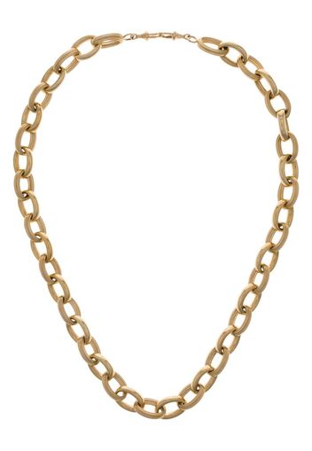 10K yellow gold Rosa chain choker