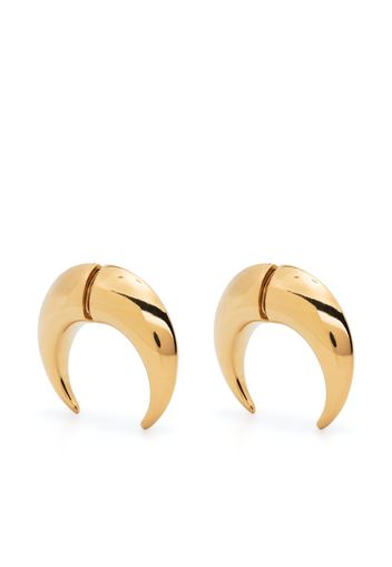 Marine Serre Moon oversized stud earring - Gold