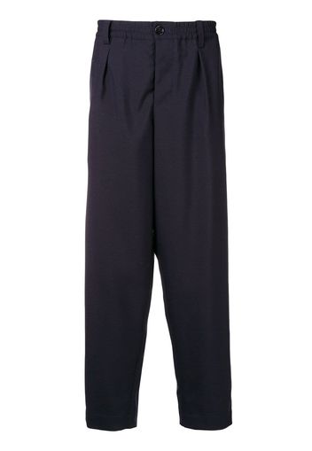 Marni drop-crotch tailored trousers - Blue