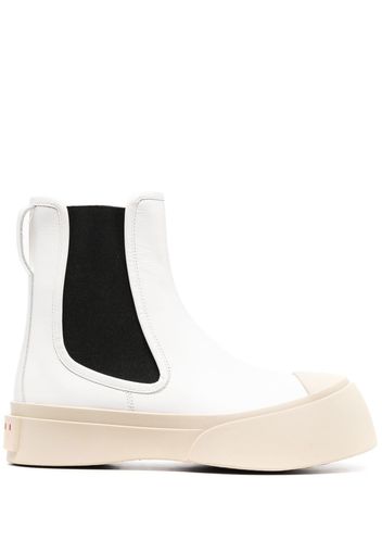 Marni slip-on ankle boots - White