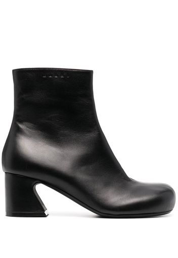 Marni zipped ankle boots - Black