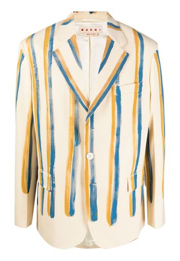 Marni single-breasted blazer - Yellow